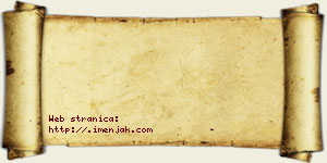 Jasmina Damjanović vizit kartica